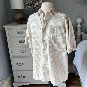 Aigle Mens Short Sleeve Large Lightweight Shirt